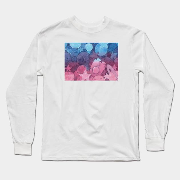 Space Long Sleeve T-Shirt by Connie